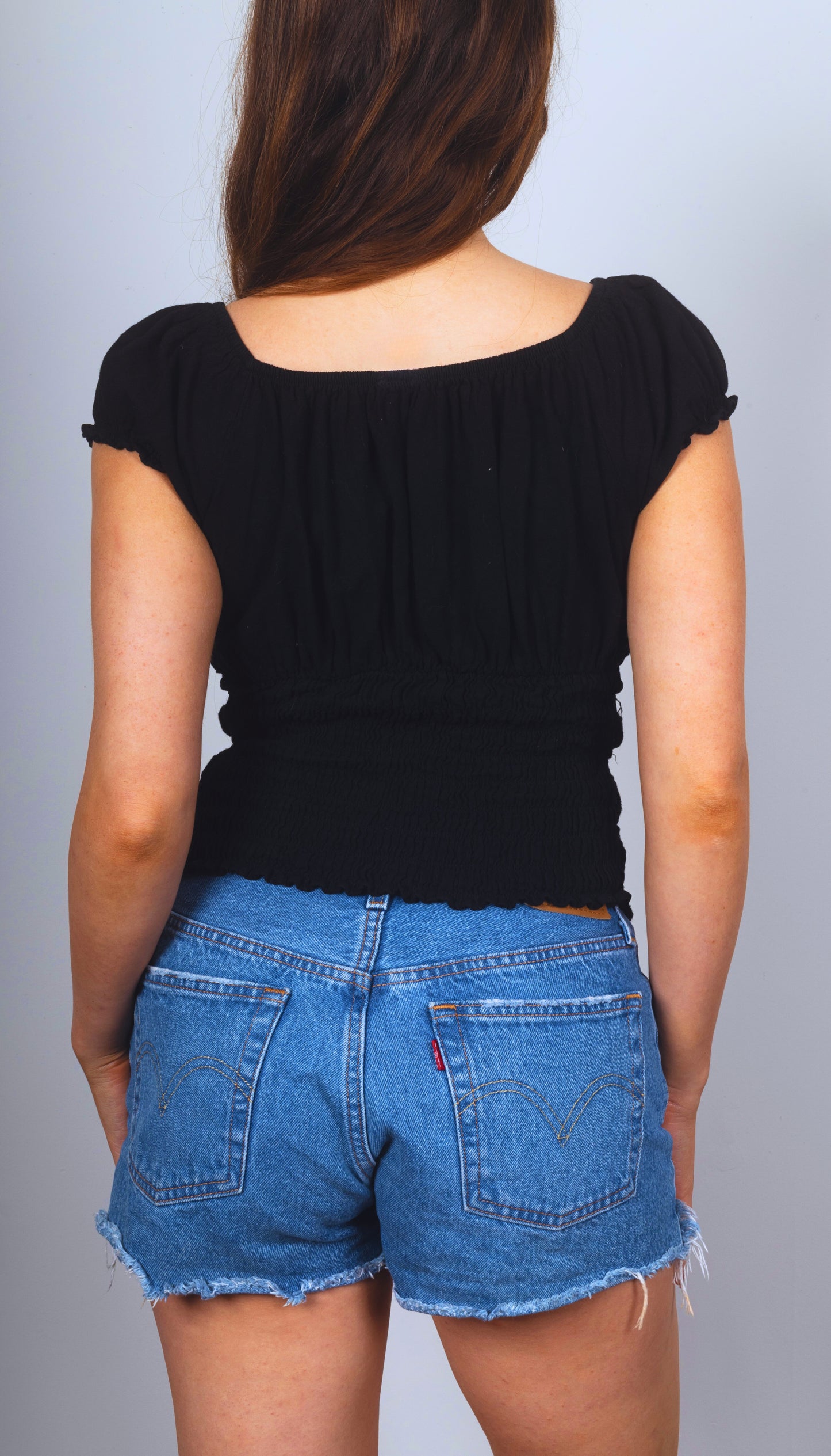 Zaya Cotton Blouse Black